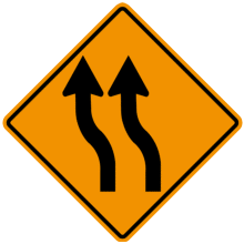 REVERSE CURVE (Two Arrows) LEFT